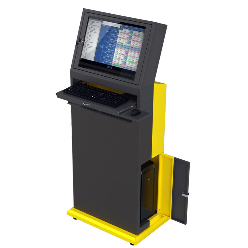 Freestanding Industrial Computer Cabinet RAL 1018 V.1