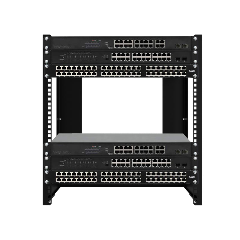 12U 19" Duvar Tipi Open Rack Kabinet