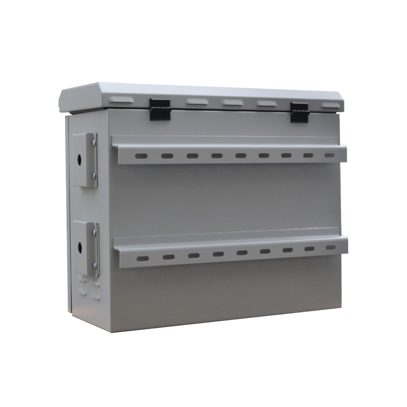 7U 19" 300mm Outdoor Mobese Pole-Mounted Double-Walled Rack Cabinet