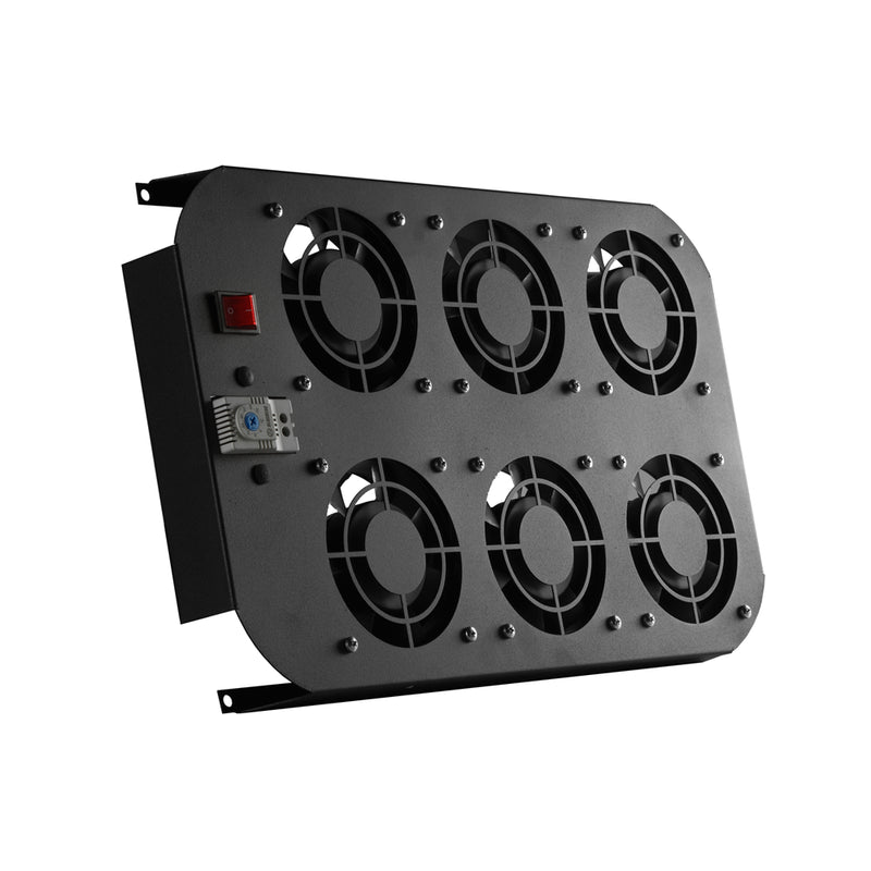 6-Fan Module with Thermostat-Controlled On/Off Switch