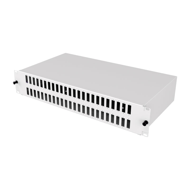 19" 2U 48 Port SC Duplex Fiber Optik Patch Panel Full(Dolu)