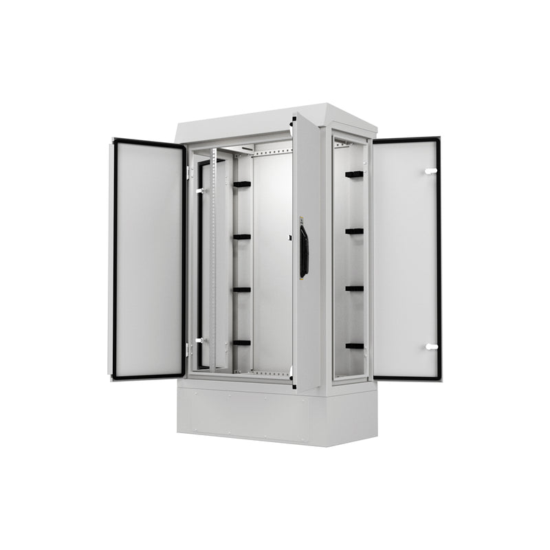 22U 19" 400mm Outdoor Fiber Optic Rack Cabinet