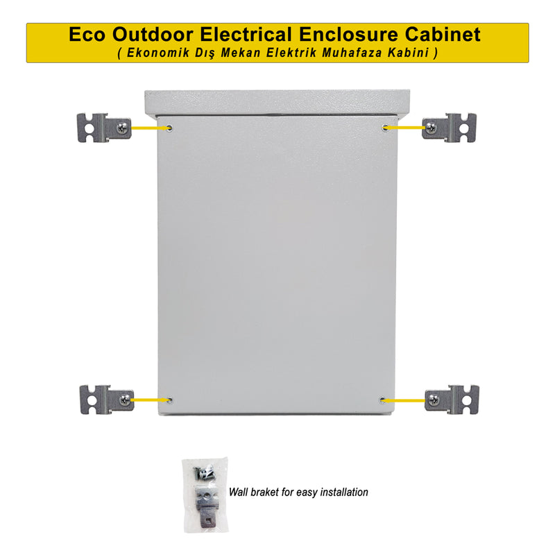 500x700x250mm Outdoor Wall-Mounted Economy Series Metal Electrical Panel