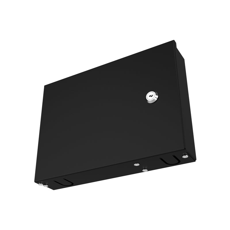 Wall-Mounted 8-Port SC Duplex Fiber Optic Box (Empty)