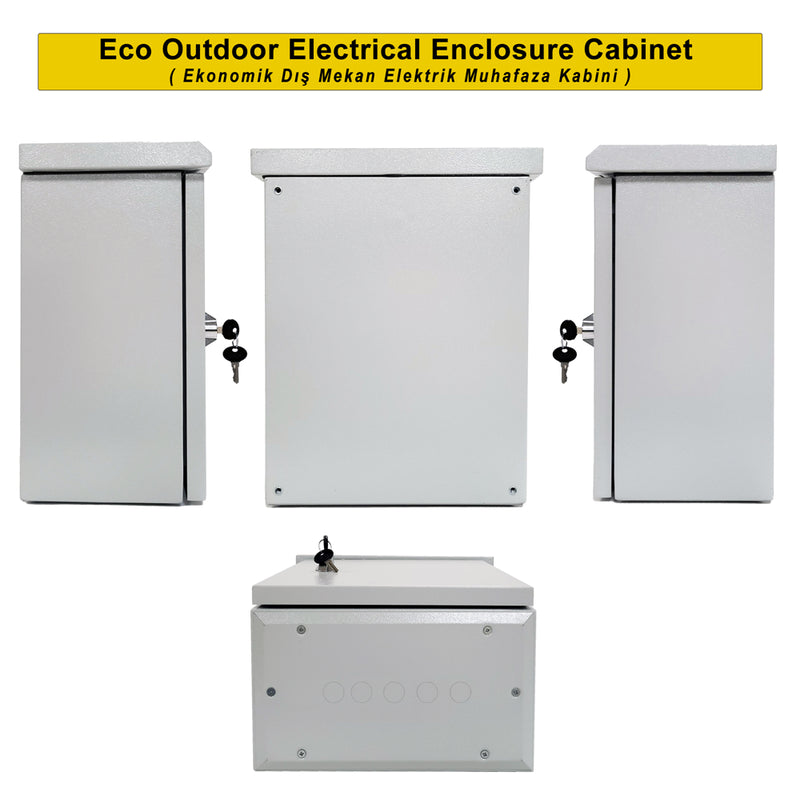 400x500x200mm Outdoor Wall-Mounted Economy Series Metal Electrical Panel