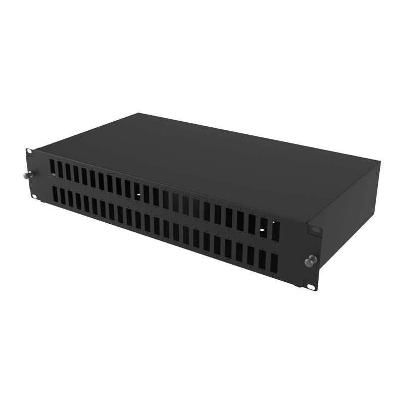 19" 2U 48 Port SC Duplex Fiber Optik Patch Panel Full(Dolu)