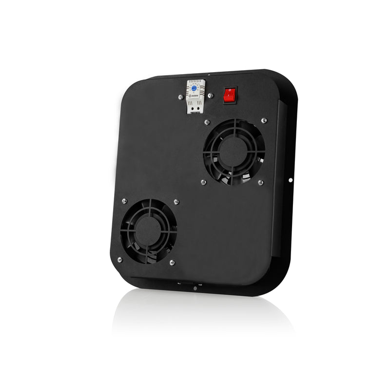 2-Fan Module with Thermostat-Controlled On/Off Switch