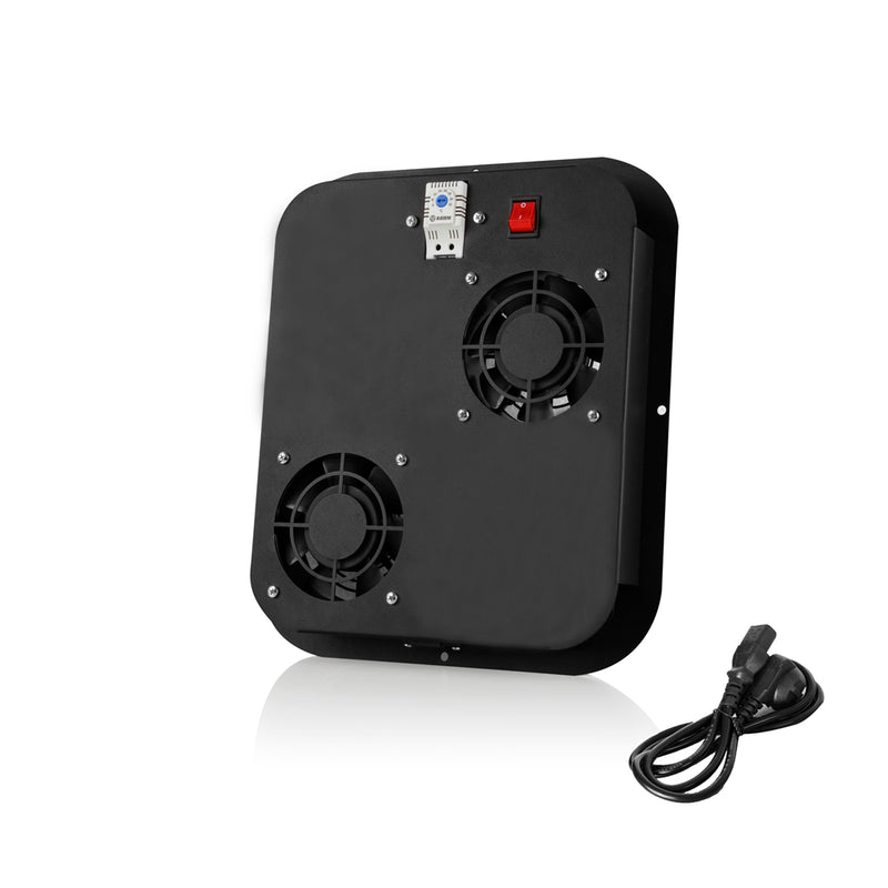 2-Fan Module with Thermostat-Controlled On/Off Switch