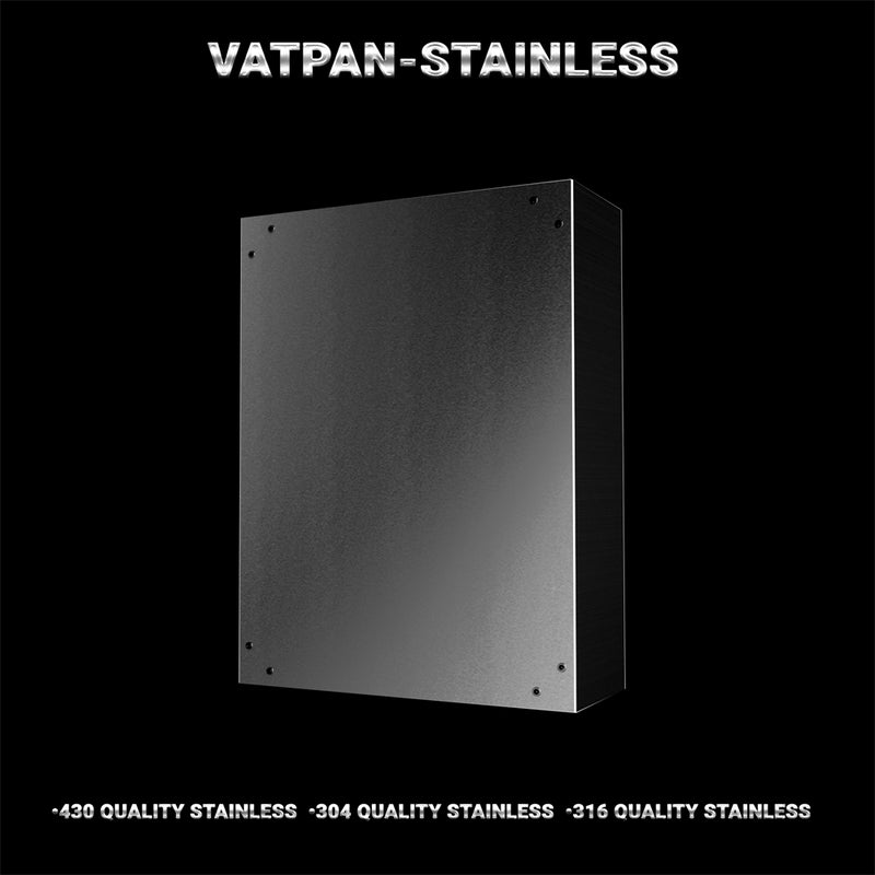 250x300x200mm Surface-Mounted Monoblock Stainless Steel Panel