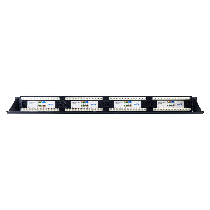 19" 24 Port Cat6 Patch Panel Dolu