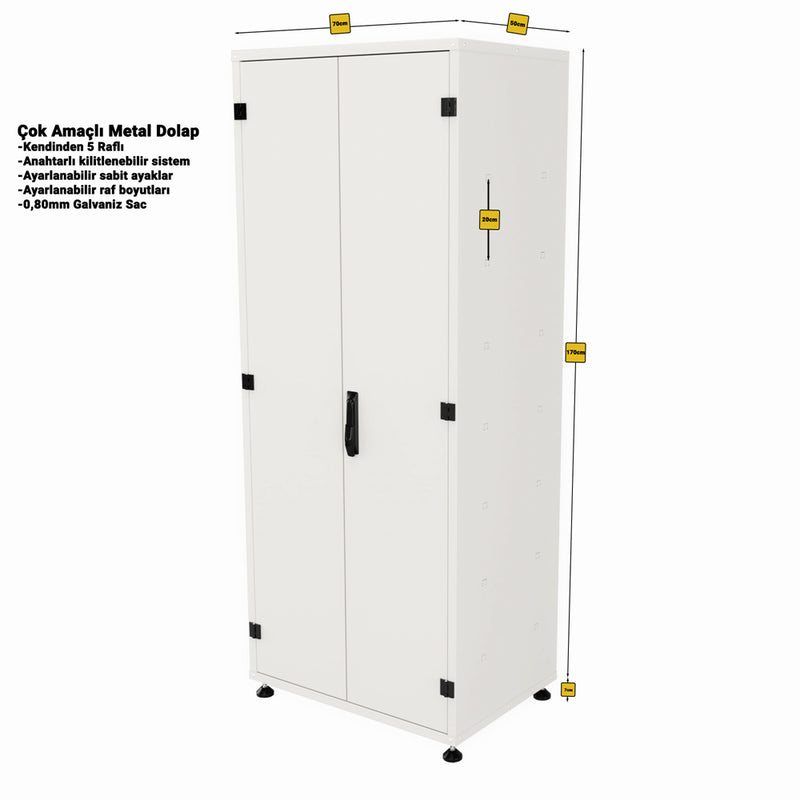 Freestanding Multi-Purpose Cabinet RAL 7035