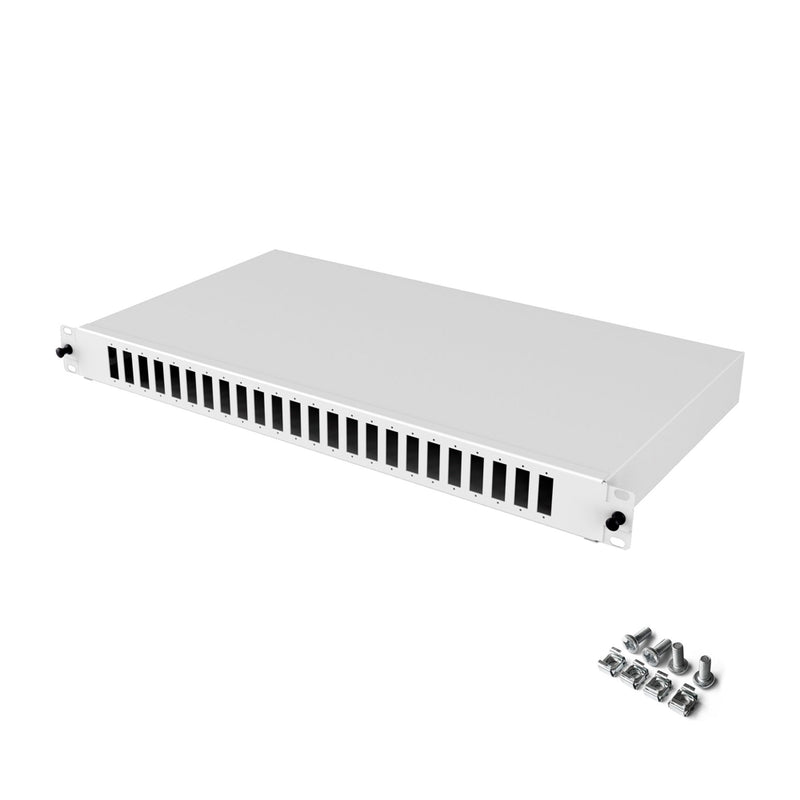 19" 1U 24 Port SC Duplex Fiber Optik Patch Panel Full(Dolu)