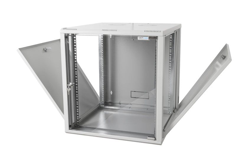 12U 19" 600mm Wall-Mounted Rack Cabinet, White
