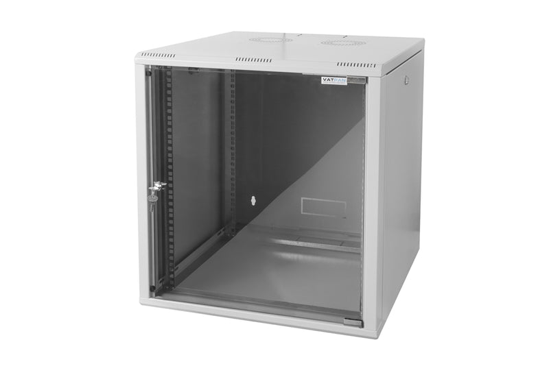 12U 19" 600mm Wall-Mounted Rack Cabinet, White