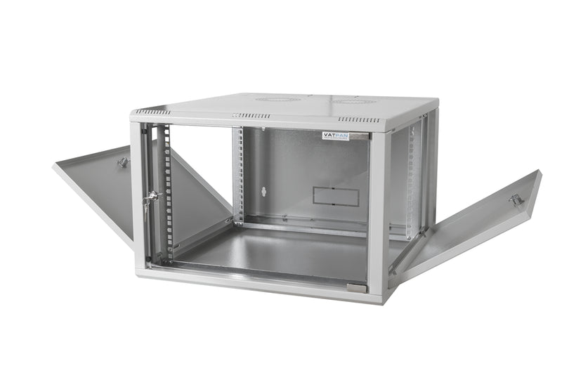 7U 19" 600mm Wall-Mounted Rack Cabinet, White