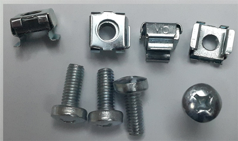 Rack Cabinet M6 Cage Nut and Screw Set