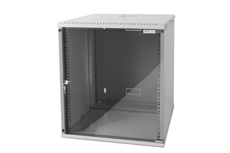 12U 19" 600mm Wall-Mounted Rack Cabinet, White