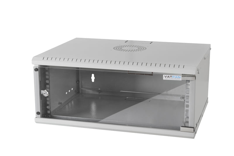 4U 19" 400mm Wall-Mounted Rack Cabinet