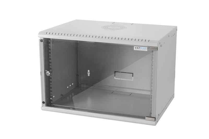7U 19" 400mm Wall-Mounted Rack Cabinet, White