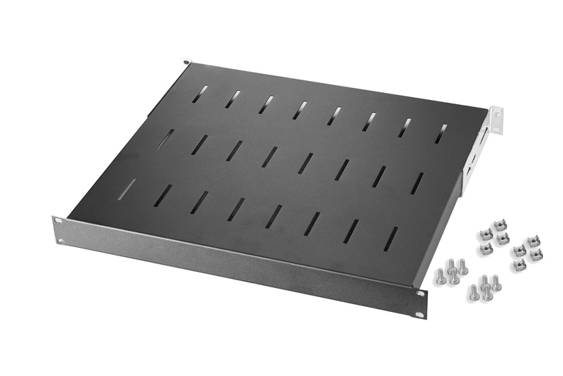 19" 1U Fixed Rack 400mm Black