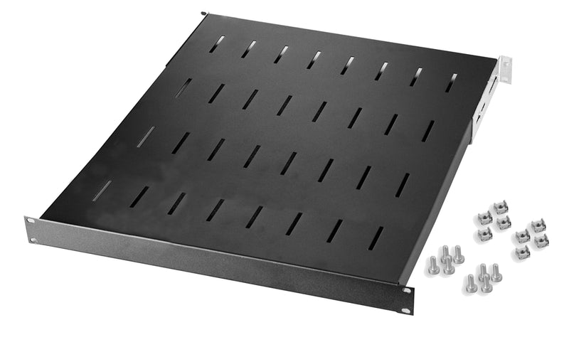 19" 1U Fixed Rack 500mm Black