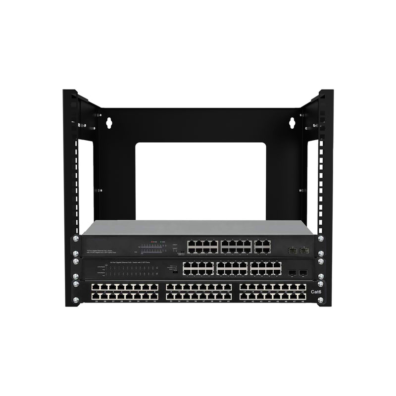 9U 19" Duvar Tipi Open Rack Kabinet