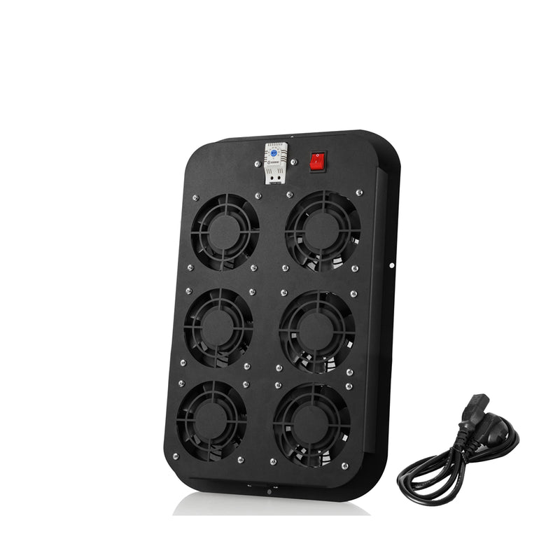 6-Fan Module with Thermostat-Controlled On/Off Switch