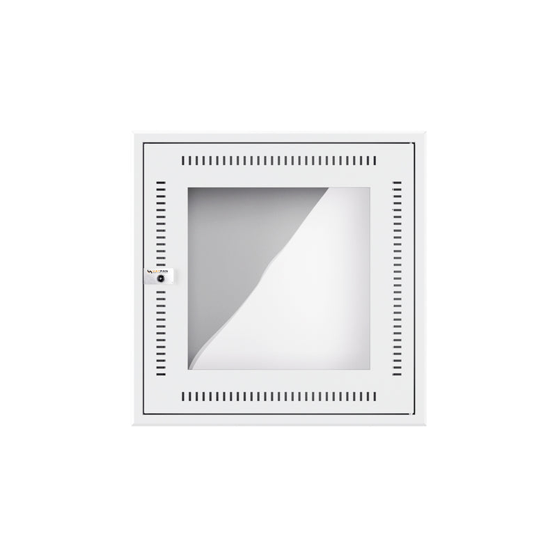 12U 600x120mm Wall-Mounted In-Wall FTTH Optical Network Termination Cabinet