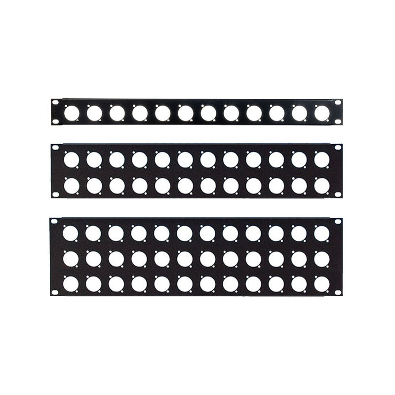 19" 3U 36 Port XLR Patch Panel