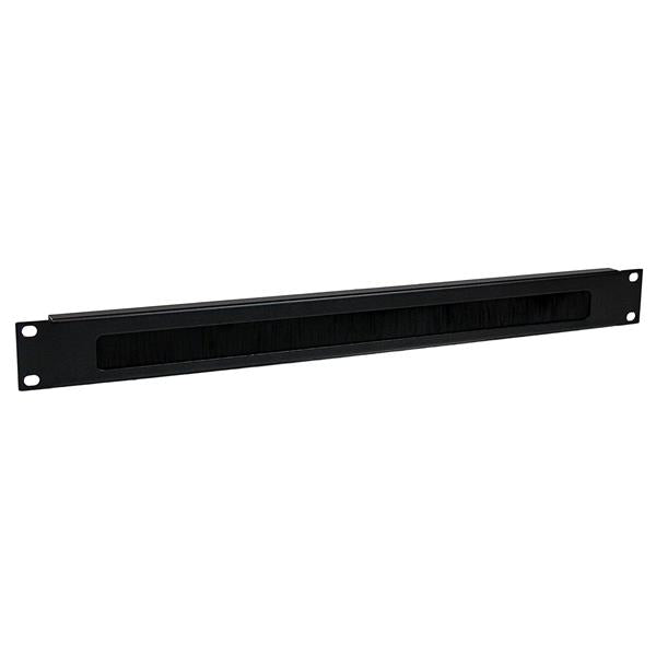 19" 1U Horizontal Cable Organizer with Brushes