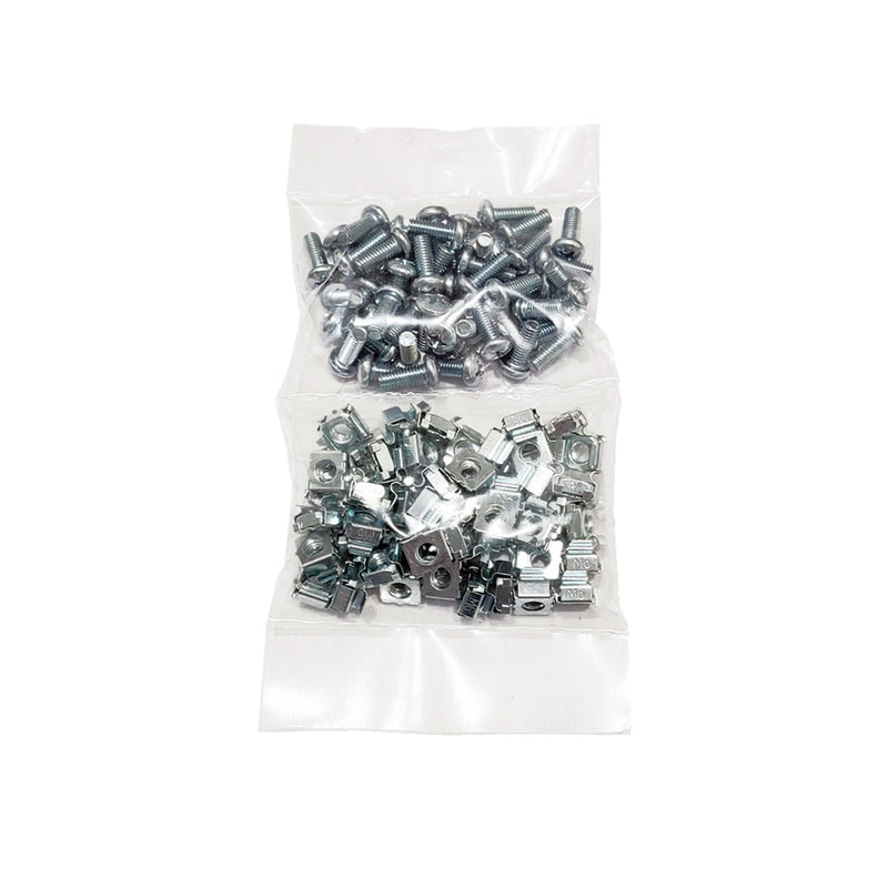 Rack Cabinet M6 Cage Nut and Screw Set (50-piece)
