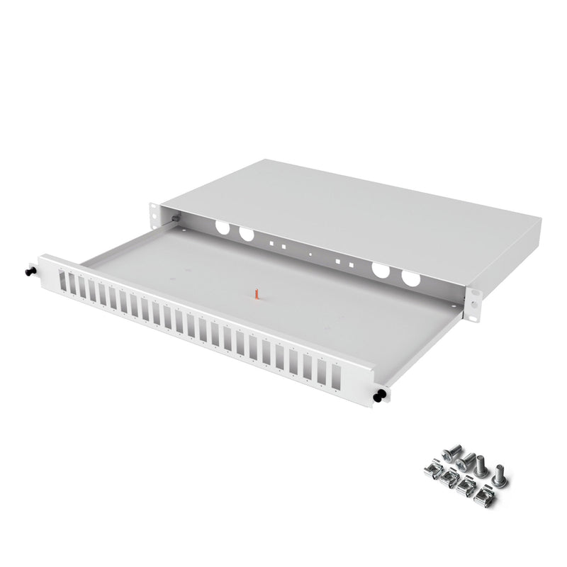 19" 1U 24 Port SC Duplex Fiber Optik Patch Panel Full(Dolu)