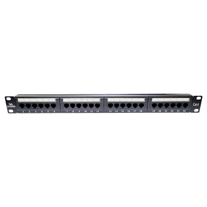 19" 24 Port Cat6 Patch Panel Dolu